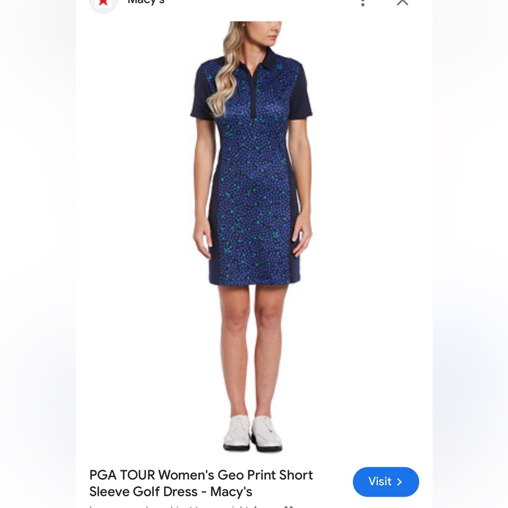 PGA Tour Golf Dress Size L